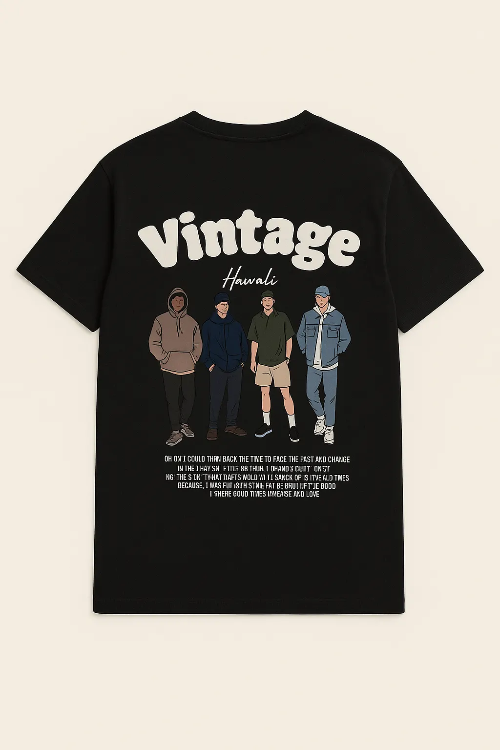 T-shirt Polivar Printed Vintage - الصورة 5